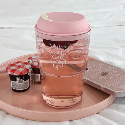 Mademoment Sweet Up Pink Reusable Tumbler (透明)