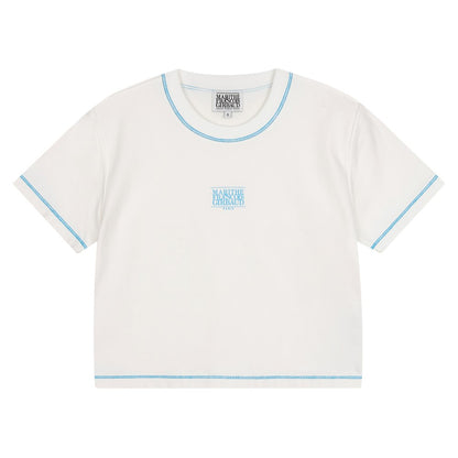 MARITHÉ FRANÇOIS GIRBAUD W CLASSIC LOGO BABY CROP TEE (3 Colors)