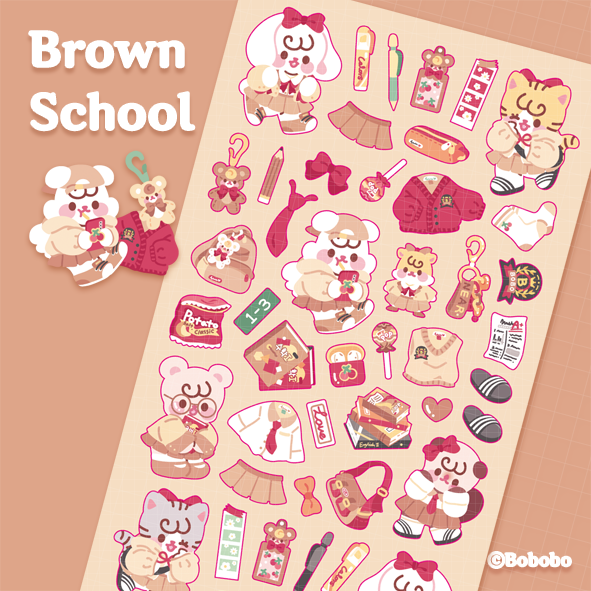 Near and Dear School Sticker (2色)