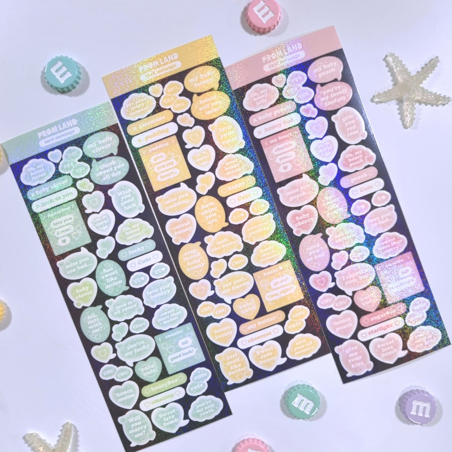 【特價Set】Promland Text Message Sticker (7色)