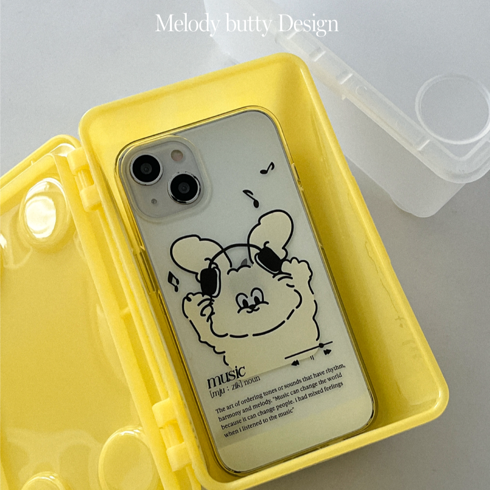 Mademoment Melody Butty Phone Case (Clear/Tank 透明/透明Tank款)