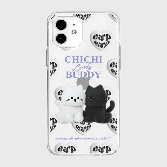 HEART PATTERN CHICHI BUDDY (Jelly Clear 透明殼)