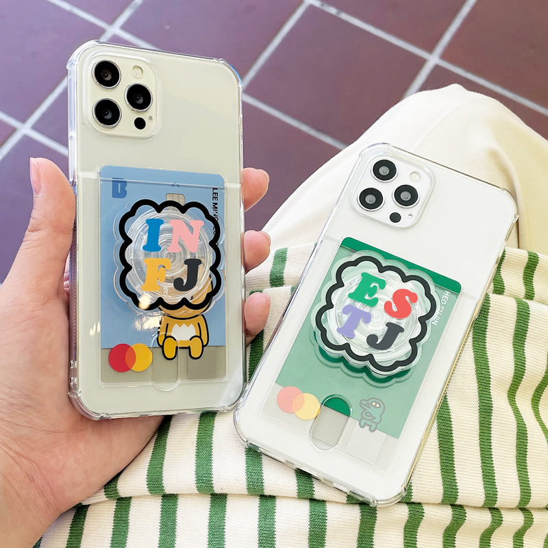 Momocase MBTI Acrylic Set Phone Case (Card Pocket Jelly Case 透明插卡款)