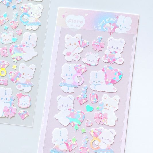 Floro Studio Bling Bling Babies Sticker