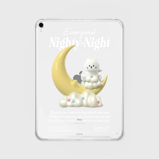 OVER THE MOON CHICHI IPAD CLEAR CASE