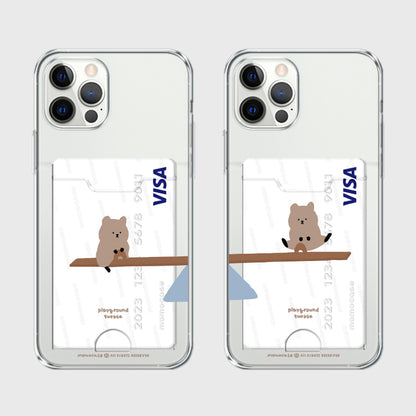 403/404 Playground Quokka (Card Pocket Jelly Case 透明插卡款)