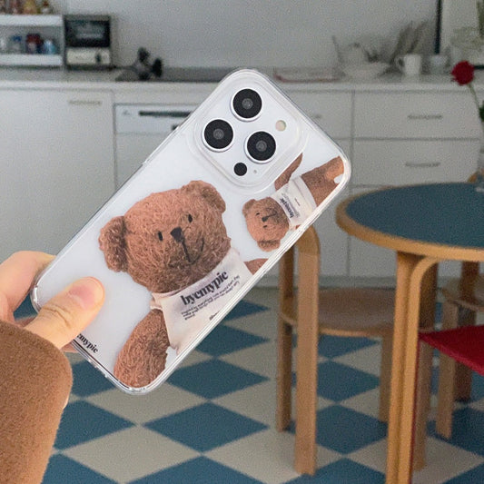 Byemypie London Bear Phone Case (Hard Jelly 透明殼)