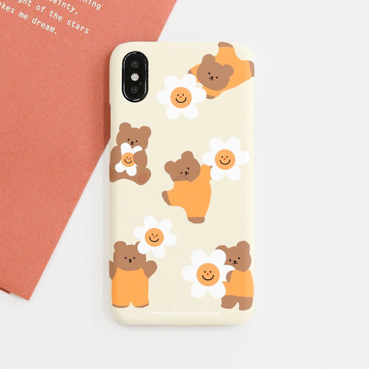 383 Daisy Shower (Orange) Phone Case (Hard 普通硬殼)