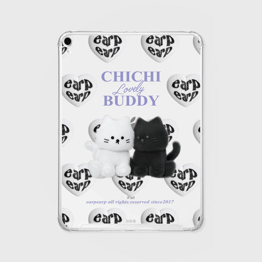 HEART PATTERN CHICHI BUDDY Ipad Clear Case