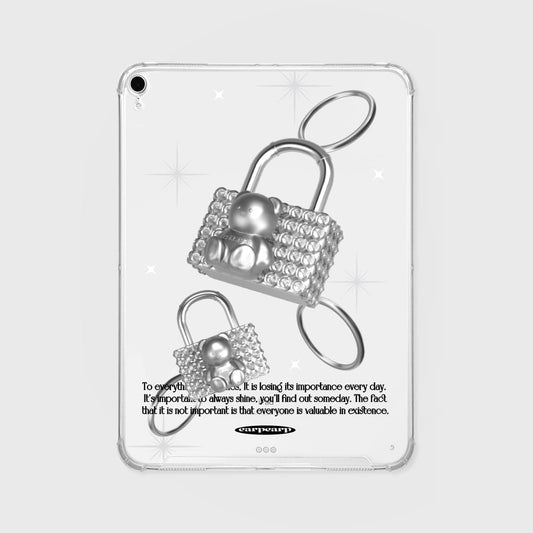 COVY BIG PADLOCK Ipad Clear Case