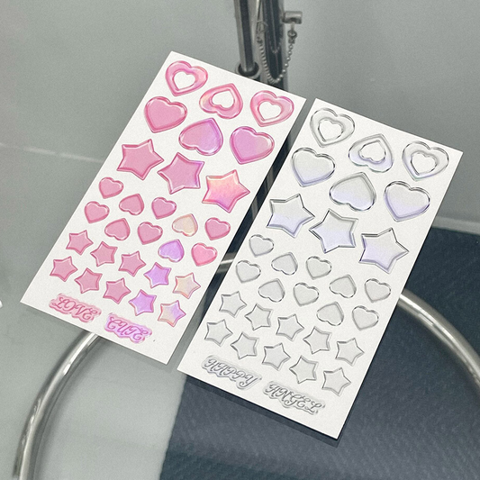 Bit by Bit Crystal Sticker (2色)