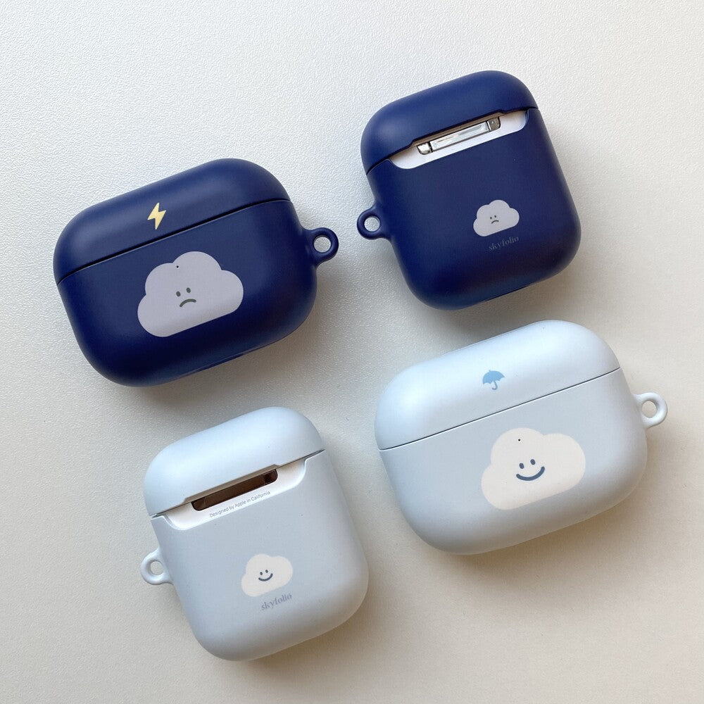 【加購Keyring】Skyfolio White/Dark Cloud Airpods Case