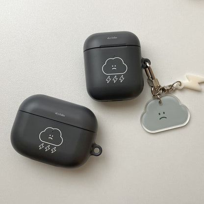 【加購Keyring】Skyfolio White / Khaki Gray Line Airpods Case