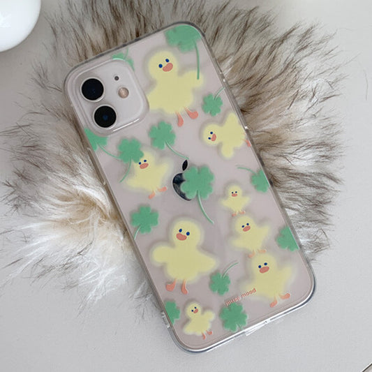 Musemood Clover Duck Phone Case (Clear 透明殼)