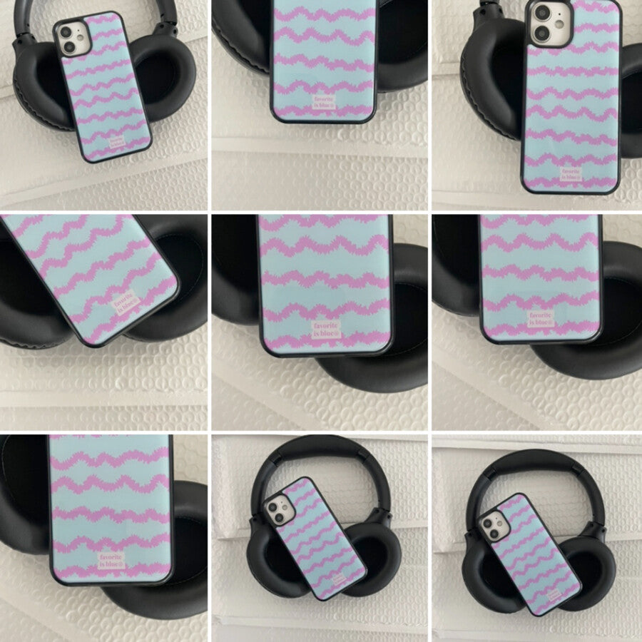 Midmaly Cotton Candy Phone Case (Epoxy Bumper)