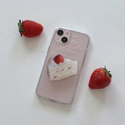 Cake Recipe Phone Case (Clear/Tank 透明/透明Tank款) (2款)