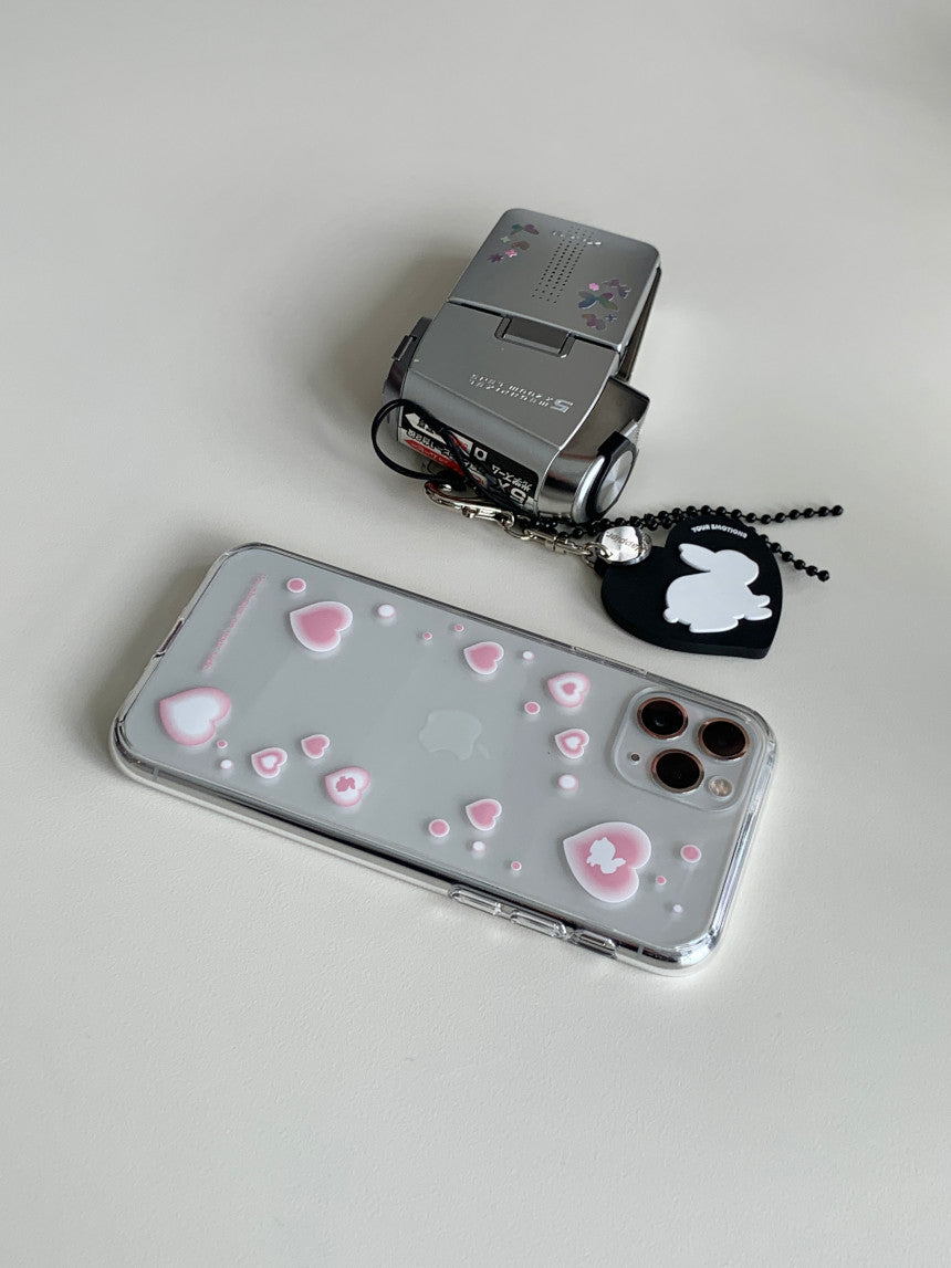 Your Emotions Plumpily Bunny Glossy Case (Clear/Tank Clear)(2色)