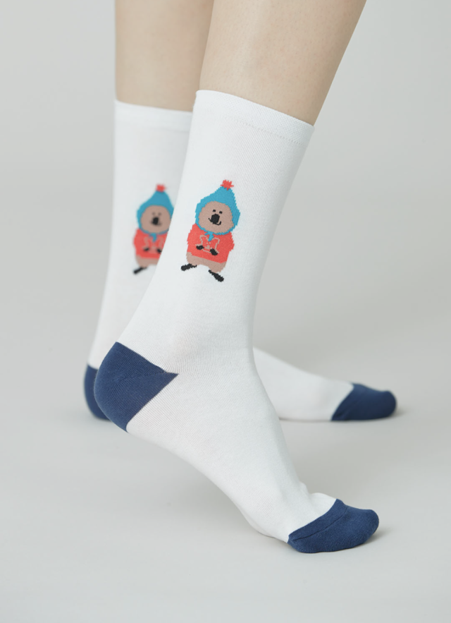 Dinotaeng Quokka Trio Single Socks Package Set