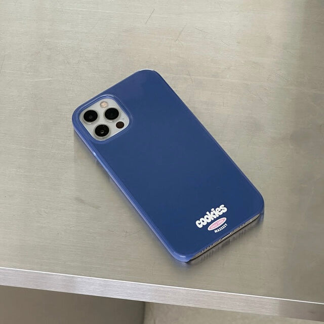 Mazzzzy Cookies (blue) Phone Case (Hard, glossy 亮面硬殼)