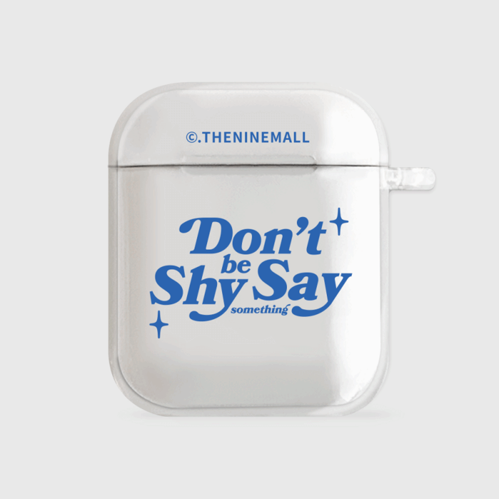 Don't Be Shy Airpods Case (Clear 透明殼) (2色)
