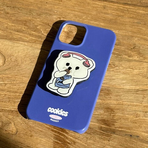 Mazzzzy Cookies (blue) Phone Case (Hard, glossy 亮面硬殼)