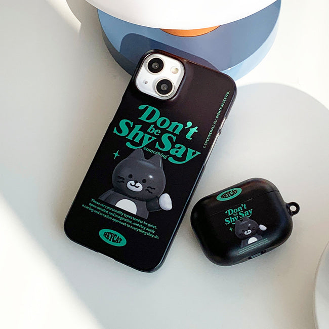 Shy Hey Cat Airpods Case (Hard 硬殼)