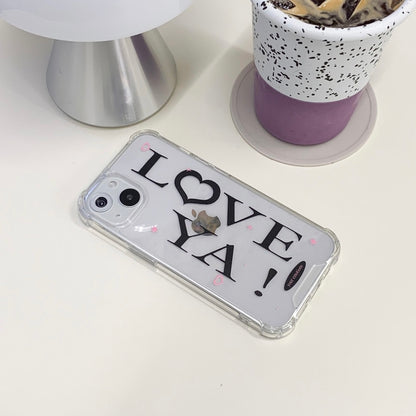 【Custom 自訂款】Your Emotions Love Ya Phone Case (Bumper Hard Jelly)