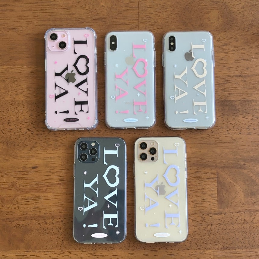 【Custom 自訂款】Your Emotions Love Ya Phone Case (Bumper Hard Jelly)