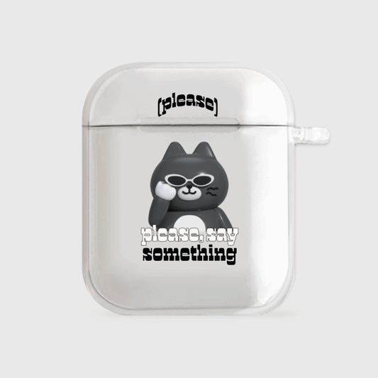 Hey Cat Airpods Case (Clear 透明殼)