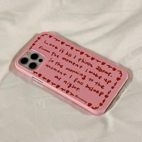 Mazzzzy love is all  Phone Case (Hard, glossy 亮面硬殼)