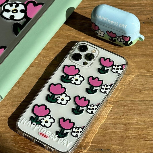 Mazzzzy Happiness Day Phone Case (Jelly/Jelly Hard/Magsafe)