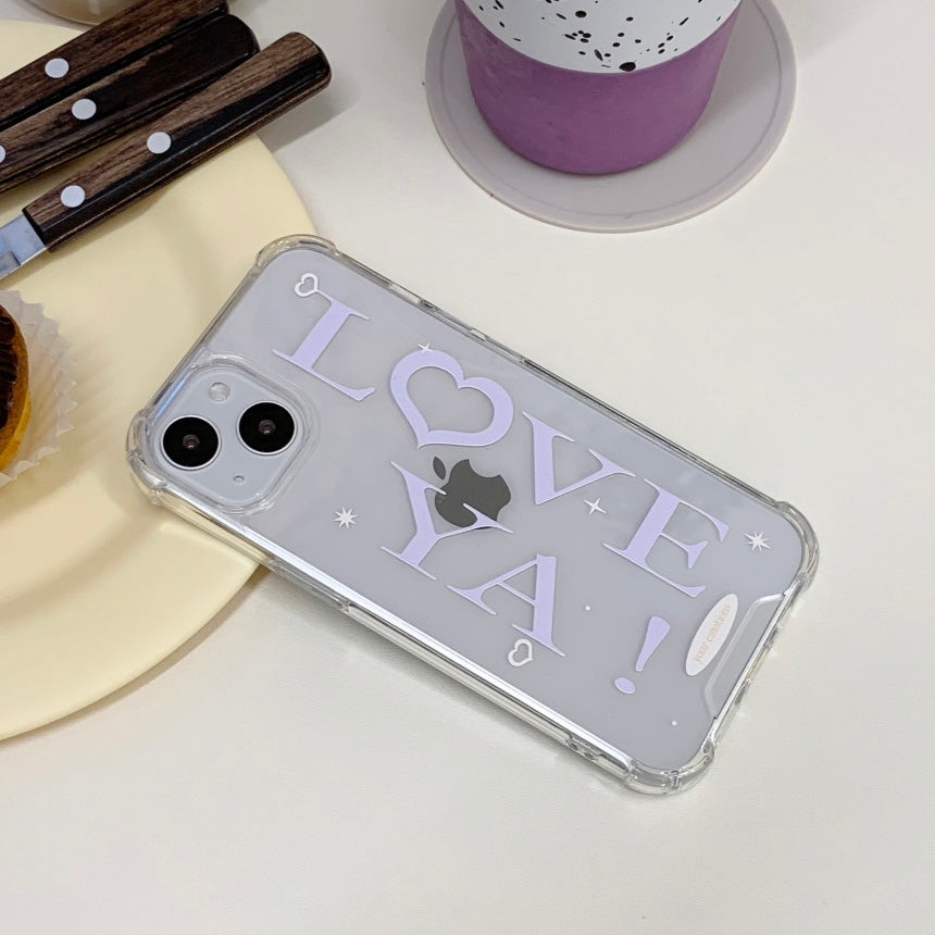 【Custom 自訂款】Your Emotions Love Ya Phone Case (Bumper Hard Jelly)