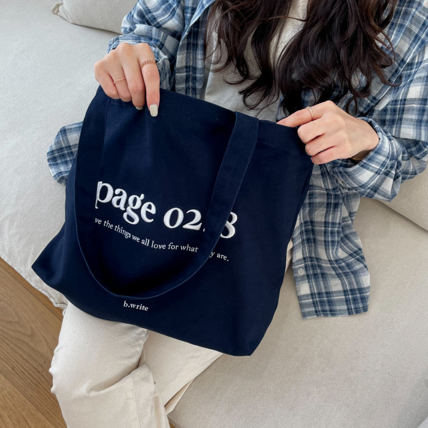 B.write Page Eco Bag (2色)