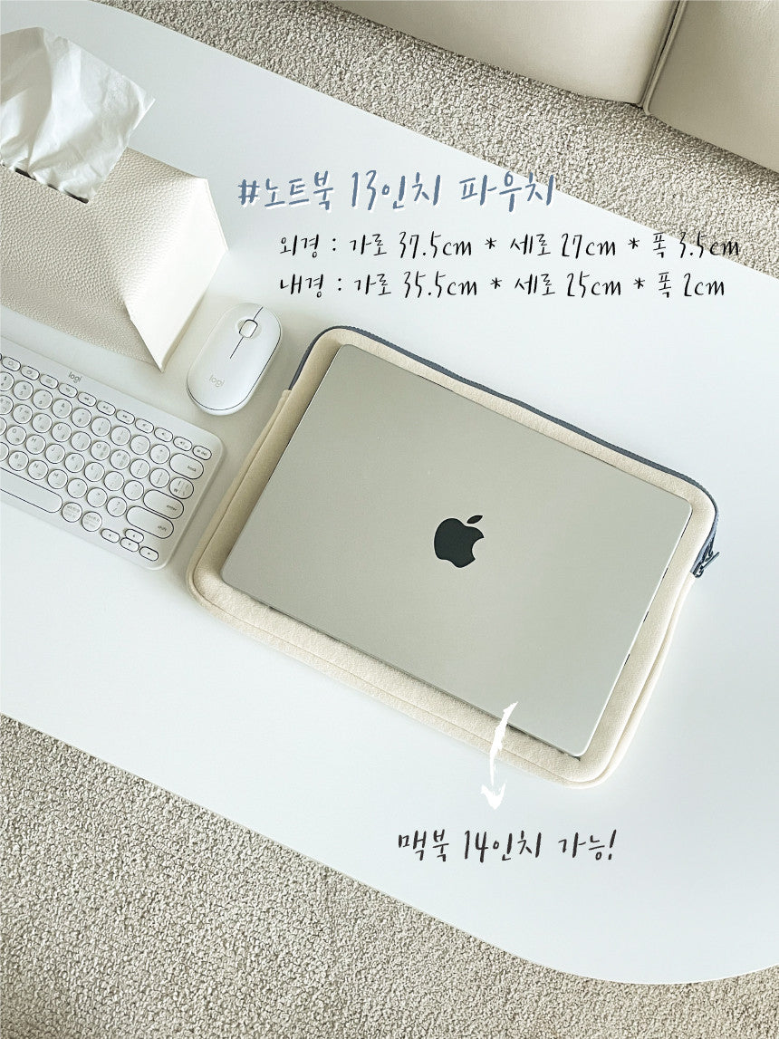 B.write Vol.1 Notebook/Ipad Pouch (11/13/15 inch)