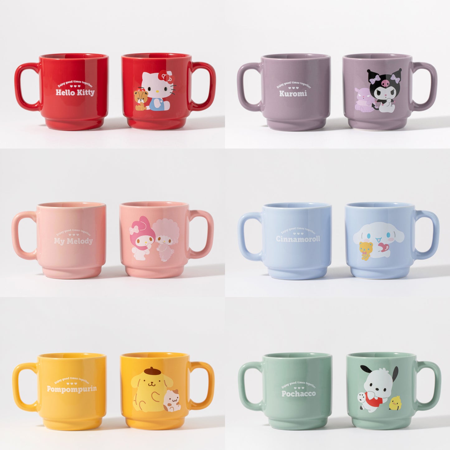 Sanrio Color Mug Cup (6款)