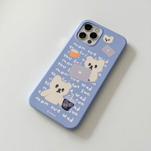 Mazzzzy Work Muffin Phone Case (Hard, glossy 亮面硬殼)