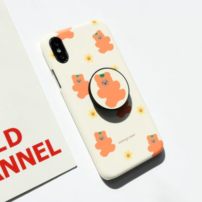 374 Orange Bear Phone Case (Hard 普通硬殼)