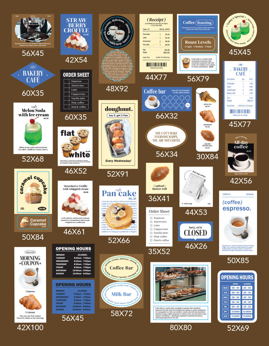 Paperian Nice Mood Sticker Pack -Coffee (30EA)