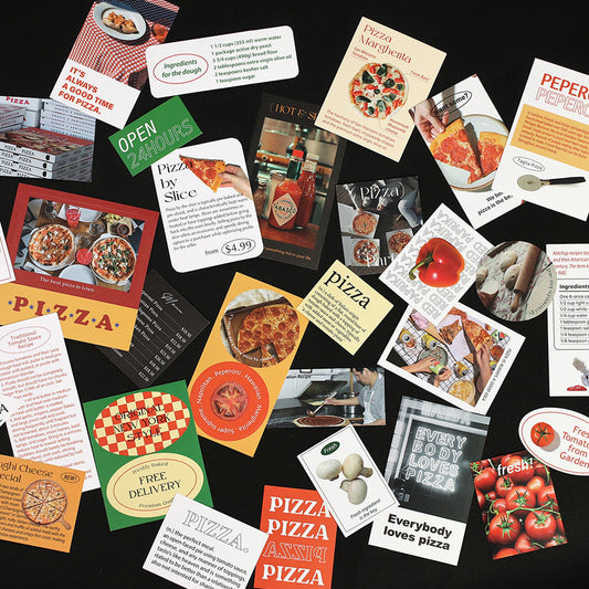 Paperian Nice Mood Sticker Pack -Pizzaria (30EA)