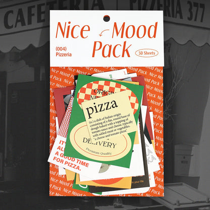 Paperian Nice Mood Sticker Pack -Pizzaria (30EA)