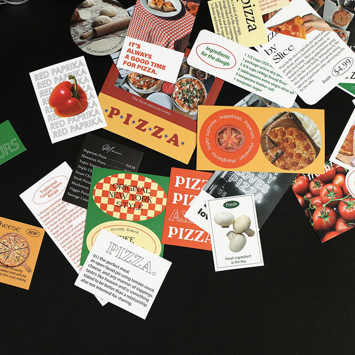 Paperian Nice Mood Sticker Pack -Pizzaria (30EA)