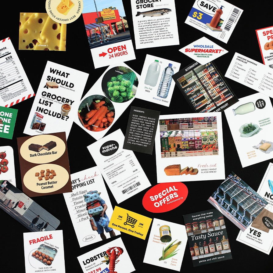 Paperian Nice Mood Sticker Pack -Supermarket (30EA)