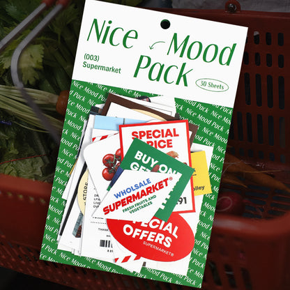 Paperian Nice Mood Sticker Pack -Supermarket (30EA)