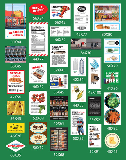 Paperian Nice Mood Sticker Pack -Supermarket (30EA)