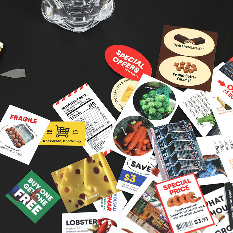 Paperian Nice Mood Sticker Pack -Supermarket (30EA)